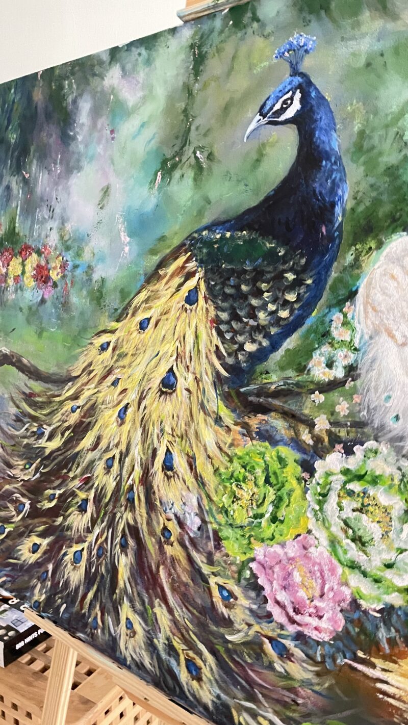 富貴吉祥 Peacock Art - Image 4